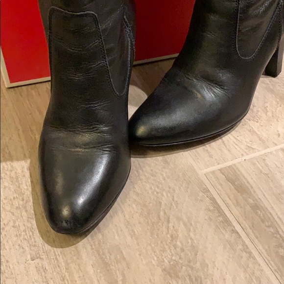 Leather coach boots - Picture 2 of 5